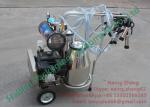 Stainless Steel Gasoline Type Mobile Milking Machines for Dairy Farms