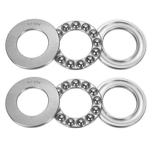 Buy cheap Chrome Steel Thrust Ball Bearing 51104 Single Row Roller Bearing 20x35x10 from wholesalers