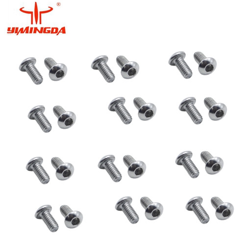 PN 854500878 Cutting Room Spare Parts Screw M3x0.5x6 BHSCS ISO 7380 A2-SS CL70