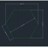 Buy cheap OEM P4 Creative LED Display Screen Hexagon For Airport Subway from wholesalers