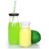 Buy cheap Custom Printed Recycled Glass Milk Bottles 1l Clear Transparent from wholesalers