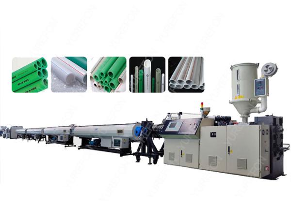 Buy cheap PPR Plastic Pipe Extrusion Line , Automatic Cold / Hot Water Pipes Production Line from wholesalers