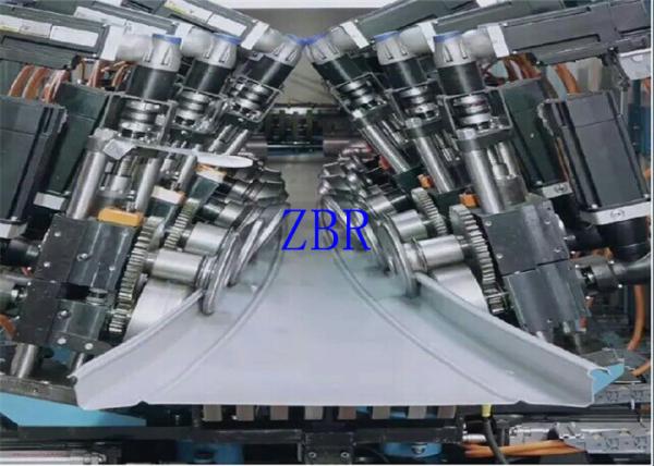 Roof Tile Corrugated Iron Sheet Making Machine 5.5Kw Servo Motor 14 Forming