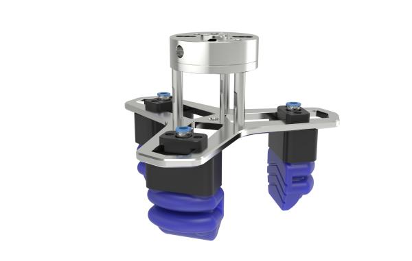 Buy cheap High Controllability Soft Robotic Gripper 3600g Load With Movable Palm from wholesalers