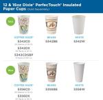 Disposable gold foil stamping black coffee cup takeaway double wall coffee paper