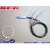 Buy cheap Mini Tube Blockless Type Fiber Optic PLC Splitter 1x16 2x16 0.9mm Pigtail diameter from wholesalers