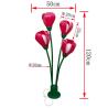 Buy cheap LED Acrylic Three leaf lamp landscape simulation lamp garden lawn lamp park forest villa lawn lighting lamps from wholesalers