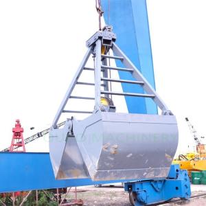 Wholesale Sand Handling Bulk Cargo 2 Rope Clamshell Grab Bucket from china suppliers