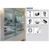 Buy cheap Bathroom Sliding Door System 107, Stainless Steel 304, Satin MIrror, glass sliding door from wholesalers