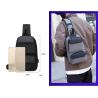 Buy cheap Men's Unisex Chest Sling Bags Anti Theft Shoulder Bag With USB Charging Port from wholesalers