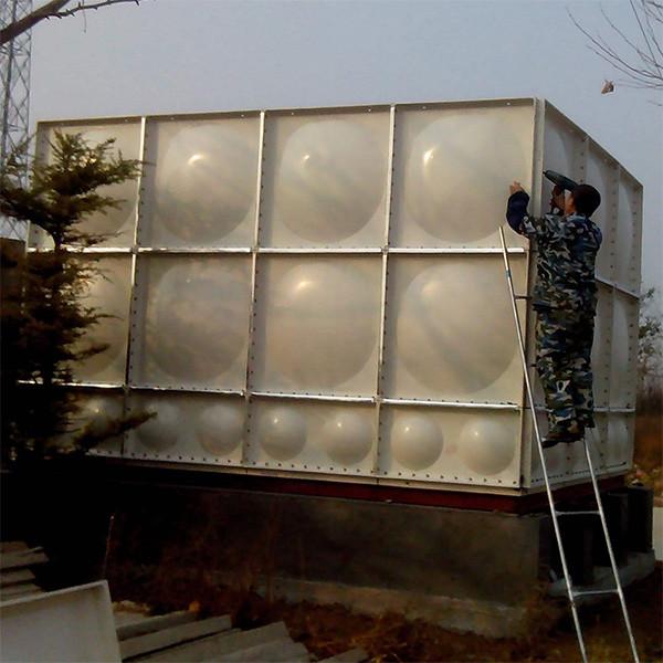 Buy cheap Fiberglass Plastic Sectional Cold Water Storage Tanks For Farm Sewage Water Treatment from wholesalers