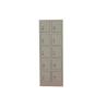 Buy cheap Electrostatic Spraying Metal Office Lockers With Lock Ten Door Stable Performance from wholesalers
