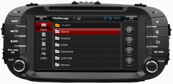 Buy cheap Ouchuangbo GPS Wifi BT Android 4.2 for Kia Soul 2014 DVD Navi Multimedia Kazakhstan map from wholesalers