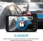 RoHS VGA Length 20cm Vehicle Dash Cam 170 Degree Wide Angle Car DVR