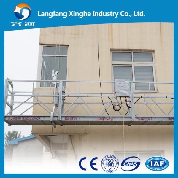 Buy cheap 415v India suspended rope platform , electric winch gondola , hanging scaffolding , zlp rope cradle from wholesalers