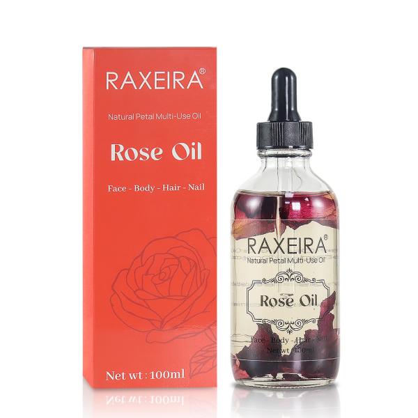 Buy cheap 100ml Organic Rose Essential Oil For Face Body Hair Nail from wholesalers