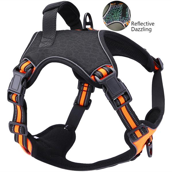 Buy cheap Pet Puppy Chest Harness Reflective Heavy Duty Tactical Dog Harness ODM from wholesalers