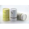 Buy cheap Delicate White Cardboard Tube Packaging For Flower Tea Powder from wholesalers
