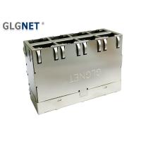 Buy cheap RoHS UL Stacked Magnetic Modular Jack 10G RJ45 2x4 Green Yellow LED product