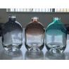 Buy cheap 250ml 375ml 500ml Thick Bottom Glass Whiskey Bottle with Customized Clear Round Design from wholesalers