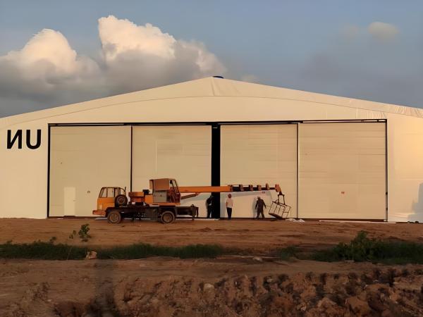 Buy cheap Long Lasting Iron Steel Structure Hangar Buildings Fire Resistant from wholesalers