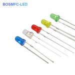 Anti Static 3mm Through Hole LED Diode 20mA water clear lens for Outdoor