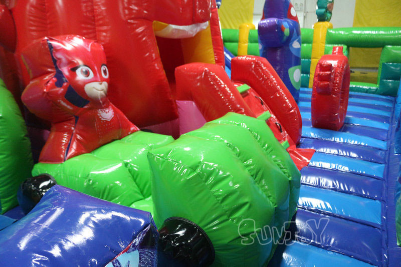 Pj Masks Inflatable Amusement Park Commercial Bouncy Castle