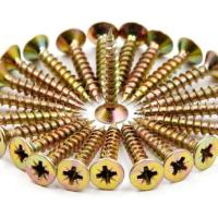 Buy cheap Yellow Zinc Plating Self Tapping Metal Screws , CSK Self Tapping Screw product