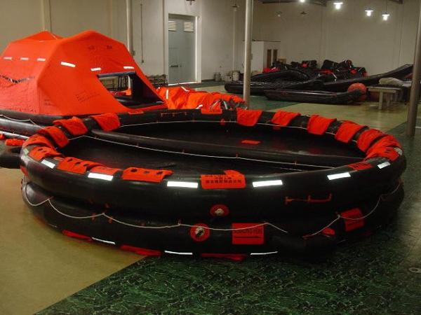 Buy cheap Marine Both Side of Acanopied Reversible Open Inflatable Life Raft from wholesalers