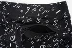 Custom Made Black Stretch Men Board Shorts Water Repellent Polyester Mid Length