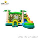 OEM ODM Outdoor Inflatable Bounce House 0.55mm PVC Inflatable Bouncer Combo