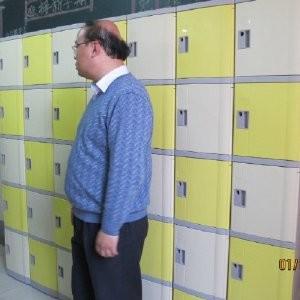 Buy cheap Combination Lock 5 Tier Blue Employee Storage Lockers For The Factory from wholesalers
