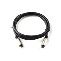Buy cheap Metal Material Fiber Optic Audio Cable 5.0mm Outer Diameter Black Color PVC product