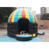 Buy cheap Kids N adults party inflatable disco dome bouncy castle made of lead free pvc tarpaulin from wholesalers