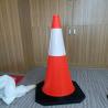 Buy cheap Pure PE safety cone height 100cm One piece of Reflective Films from wholesalers