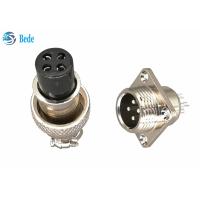 Buy cheap 5 6 7 Pin M12 Circular Connector With Square Flange Male And Female Sets product