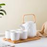 Buy cheap Nordic Tea Pot Set Sustainable Porcelain Japanese Tea Pots and Stoneware Cups from wholesalers
