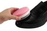 Buffer Care Boot Shine Sponge Circular Double-Sided Shoe Polishing Reliable For