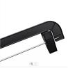 Buy cheap Non Slip Metal Cloth Hanger , Black Metal Clip Clothes Hanger from wholesalers