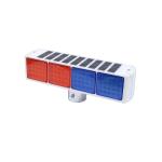 AC265V Integrated Portable Solar Flashing Warning Lights Aluminum Case