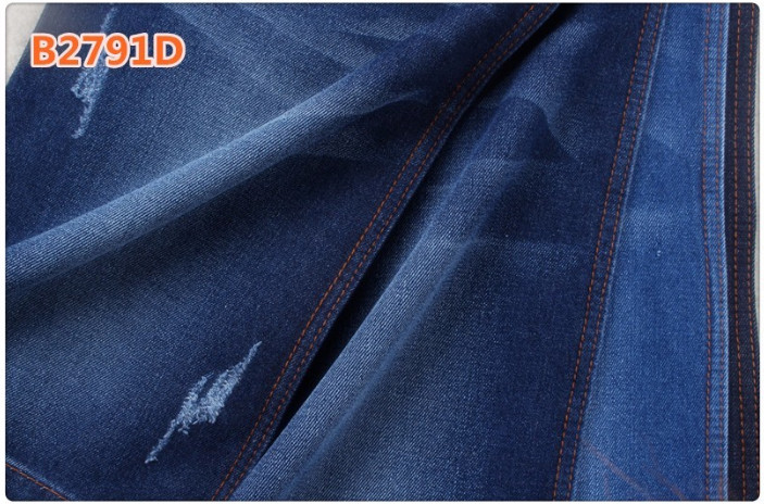Dark Blue Sanforizing 11.5 Oz 100 Cotton Denim Fabric Cotton Jeans Cloth
