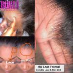 Customized Style HD Lace Closure 13x4 Lace Frontal No Tangling Indian Virgin