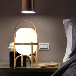 Wood Table Lamp Japanese Creative Glass Table Lamps For Living Room japanese