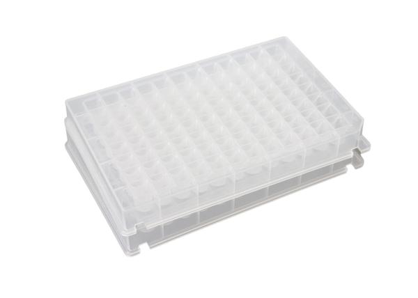 Buy cheap 0.5 Ml Square Well Conical Bottom 96 Deep Well Plate Medical Grade Polypropylene from wholesalers