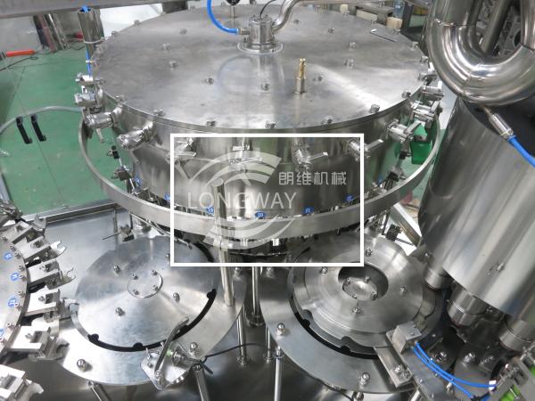 Quality 100% Factory for sale Siemens touch screen Control Carbonated PET bottle Filling capping machine for Screw caps for sale