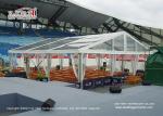 Aluminum Clear Span 10x15m Transparent Clear Top and Sidewalls Outdoor Event