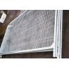 Buy cheap 2m High By 3.5m Wide Temporary Steel Fencing Hot Dip Galvanized Metal from wholesalers