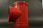 300 PSI Grooved Tee 6mm Pipe Thickness CNAS ILAC-MRA CCC certificated