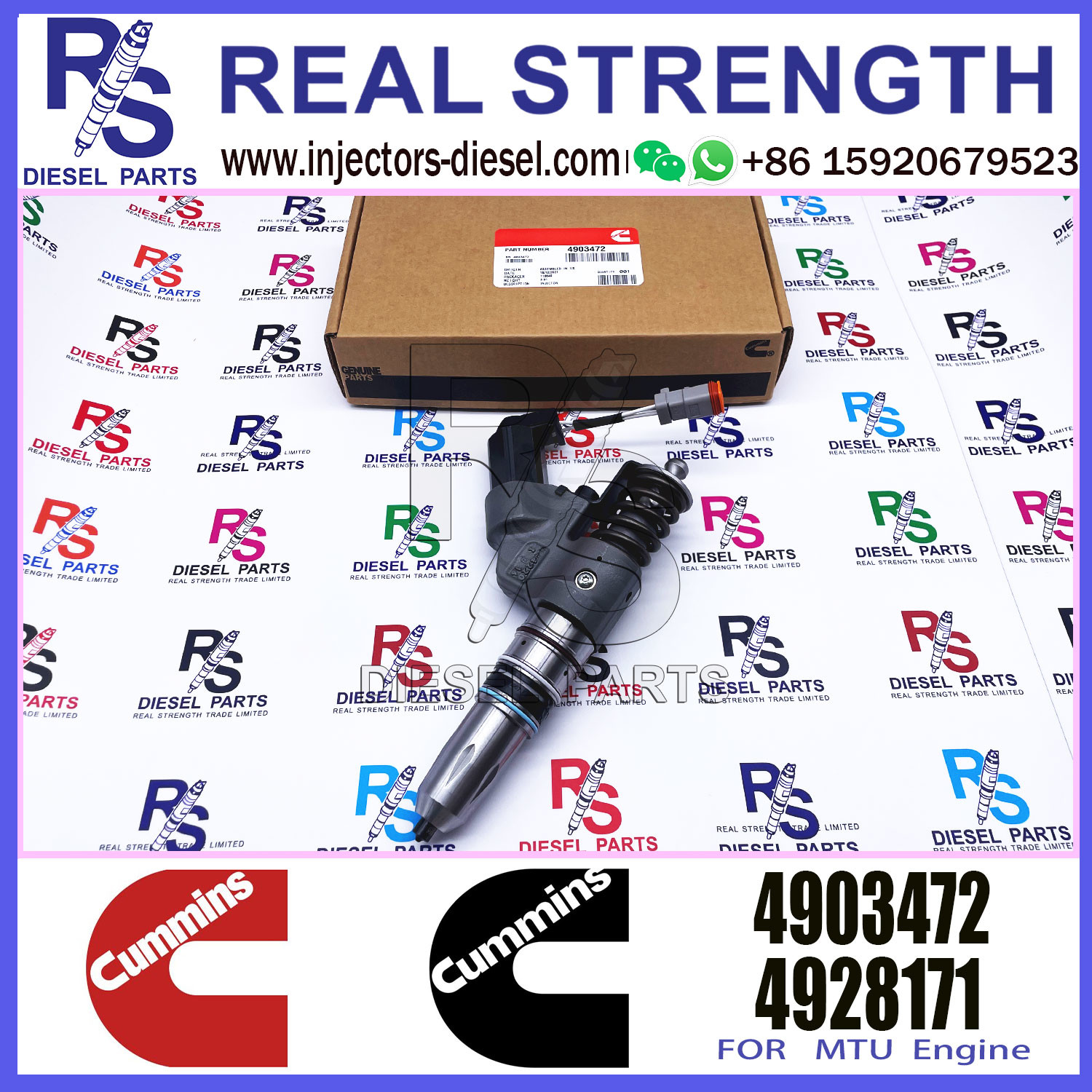 Injector 4903319 4902921 4903472 4026222 For CUMMINS M11 QSM11 ISM11 Diesel Engine