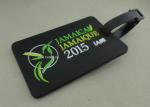 Personalized Soft PVC Luggage Tag , 2D Eco Friendly Rubber Personalized Luggage